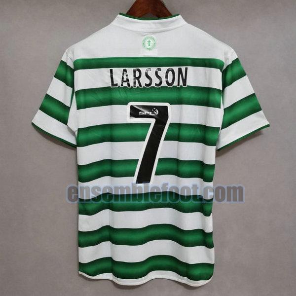 maillots celtic glasgow 2003-2004 vert domicile larsson 7