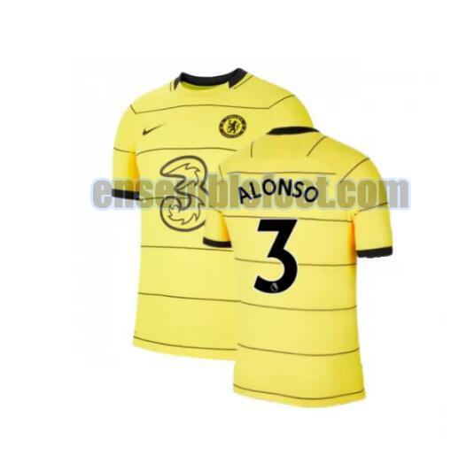 maillots chelsea 2021-2022 exterieur alonso 3