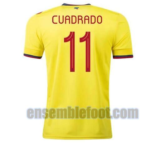 maillots colombie 2021-2022 domicile juan cuadrado 11