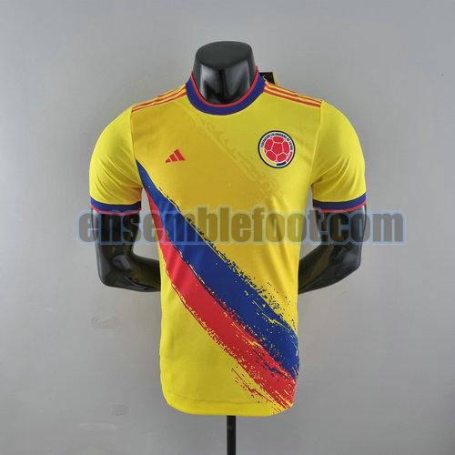 maillots colombie 2022-2023 player version jaune special edition