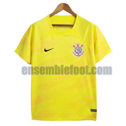 maillots corinthiens 2023-2024 thaïlande gardien jaune