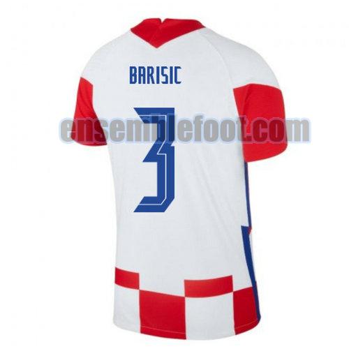 maillots croatie 2020-2021 domicile barisic 3