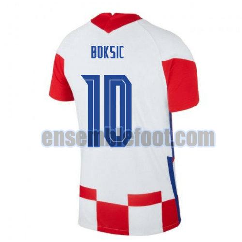 maillots croatie 2020-2021 domicile boksic 10