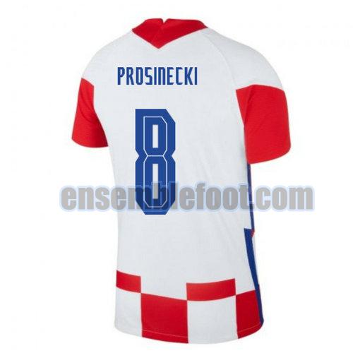 maillots croatie 2020-2021 domicile prosinecki 8