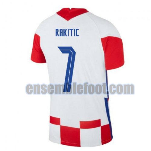 maillots croatie 2020-2021 domicile rakitic 7