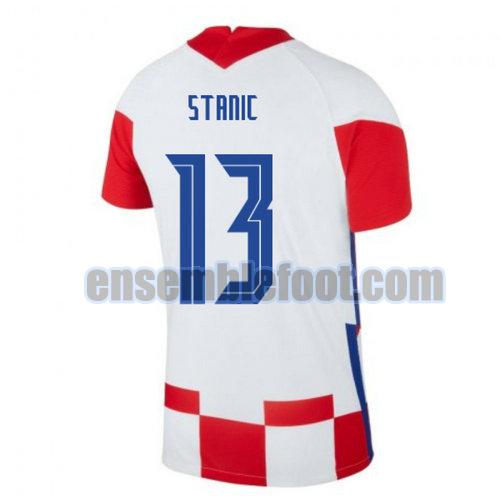 maillots croatie 2020-2021 domicile stanic 13