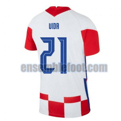 maillots croatie 2020-2021 domicile vida 21
