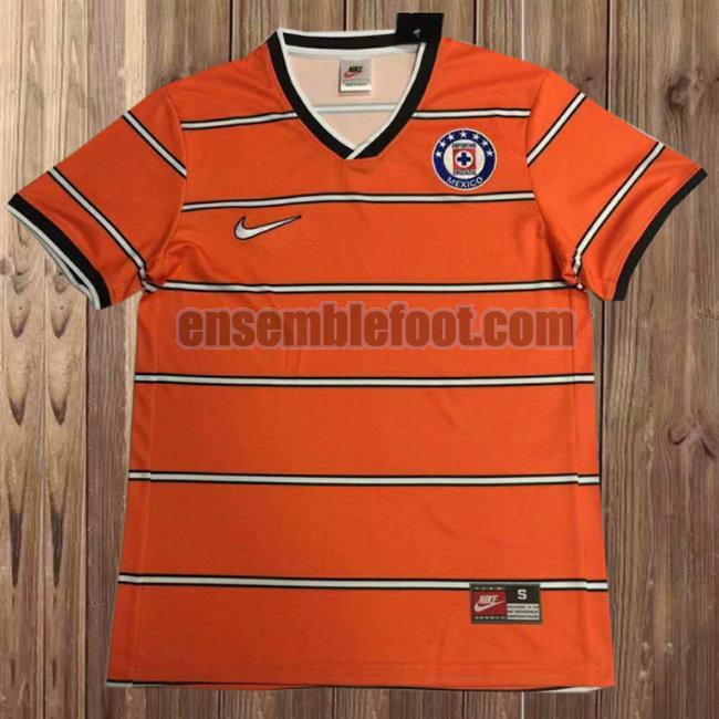 maillots cruz azul 1997 orange troisième