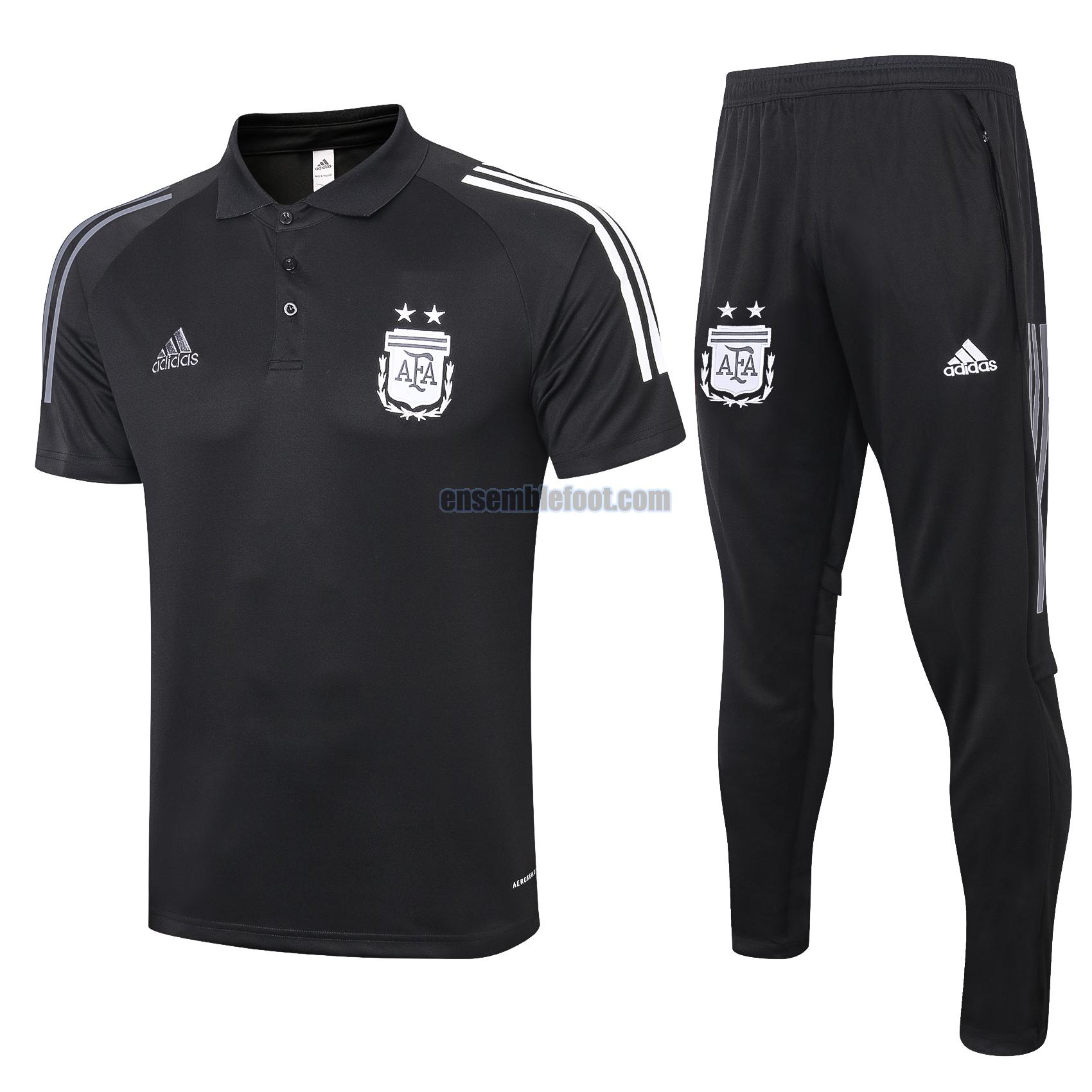 maillots de foot polo argentine 2020-2021 noir costume