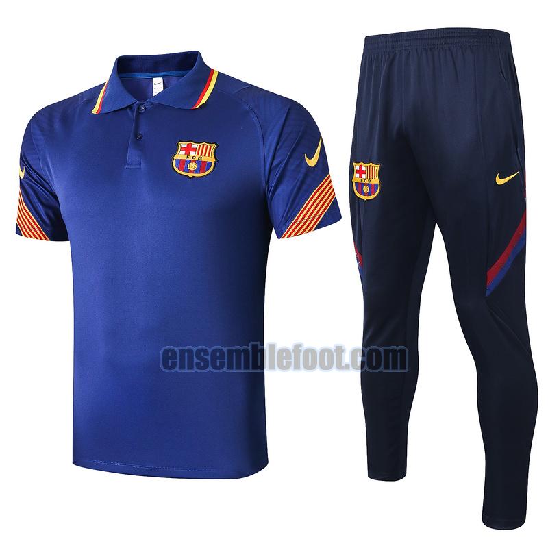maillots de foot polo barcelone 2020-2021 bleu
