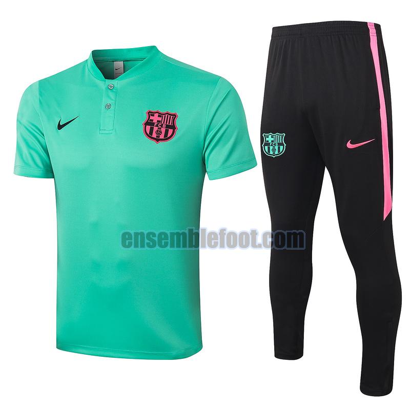 maillots de foot polo barcelone 2020-2021 vert costume