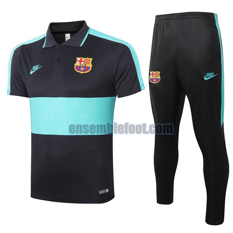 maillots de foot polo barcelone 2020-2021 vert orange costume