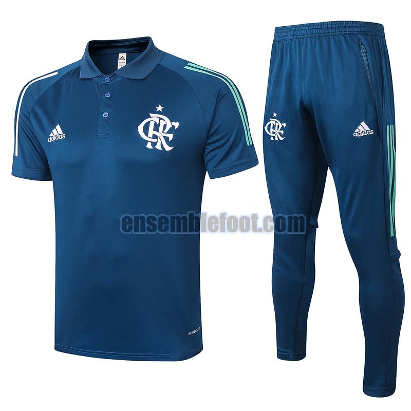 maillots de foot polo flamand 2020-2021 bleu royal costume