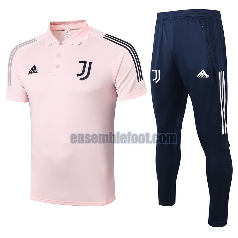 maillots de foot polo juventus 2020-2021 rose costume