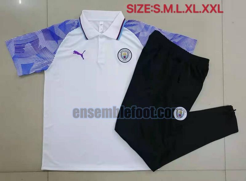 maillots de foot polo manchester city 2020-2021 blanc costume