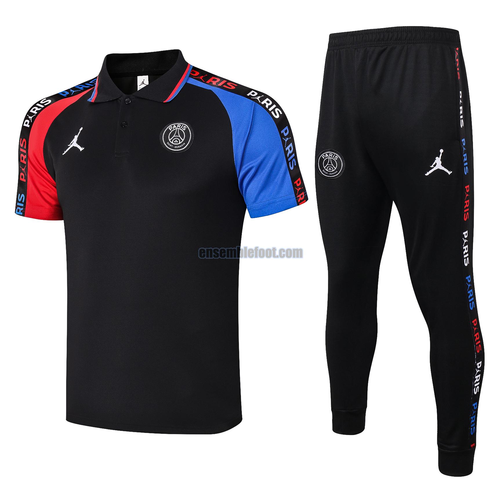 maillots de foot polo paris saint germain 2020-2021 rouge bleu costume