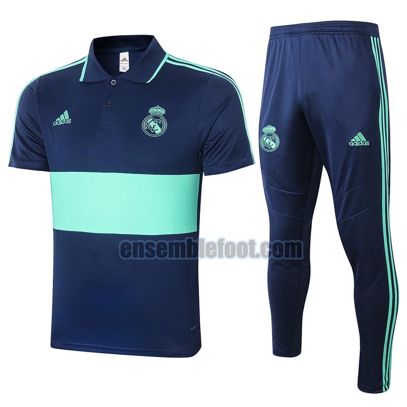 maillots de foot polo real madrid 2020-2021 lue verde costume