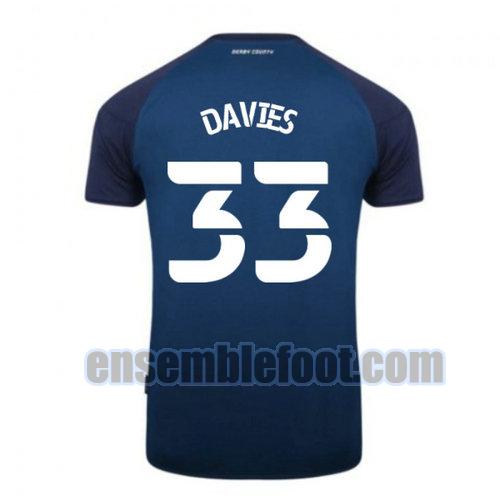 maillots derby county 2020-2021 exterieur davies 33
