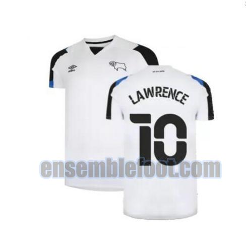 maillots derby county 2021-2022 domicile lawrence 10