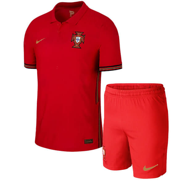 maillot ensemble enfant portugal 2020-21 domicile