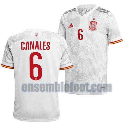 maillots espagne 2022 exterieur sergio canales 6