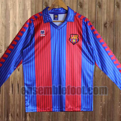 maillots fc barcelone 1991-1992 manches longues domicile