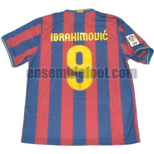 maillots fc barcelone 2009-2010 thaïlande domicile ibrahimouic 9