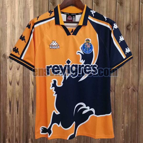maillots fc porto 1997-1999 orange exterieur
