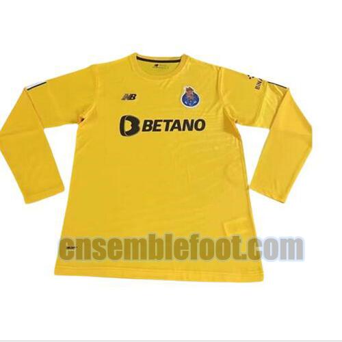 maillots fc porto 2022-2023 maniche lunghe jaune gardien