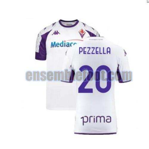 maillots fiorentina 2021-2022 exterieur pezzella 20