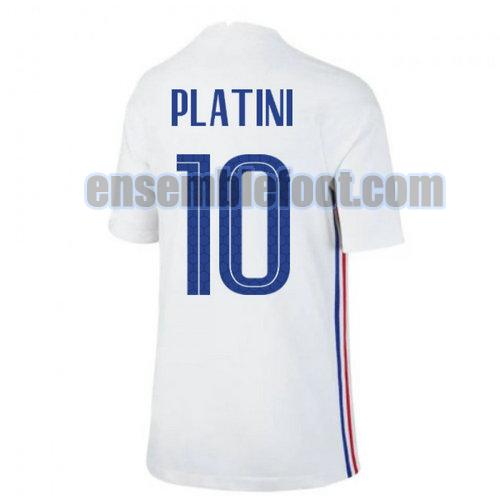 maillots france 2020-2021 exterieur platini 10