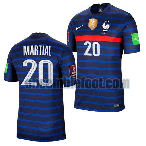 maillots france 2022 domicile anthony martial 20