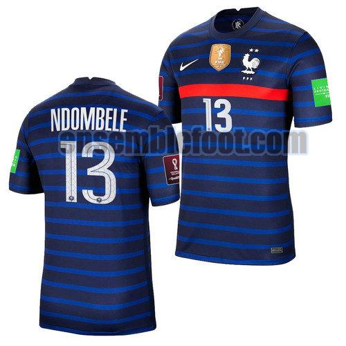 maillots france 2022 domicile tanguy ndombele 13