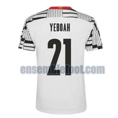 maillots ghana 2020-2021 domicile yeboah 21