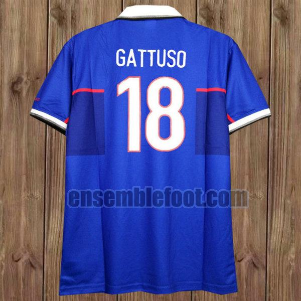 maillots glasgow rangers 1997-1999 bleu domicile gattuso 18