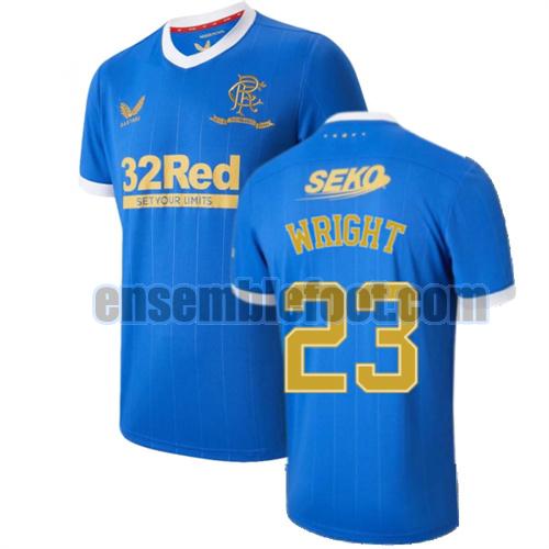 maillots glasgow rangers 2021-2022 domicile wright 23
