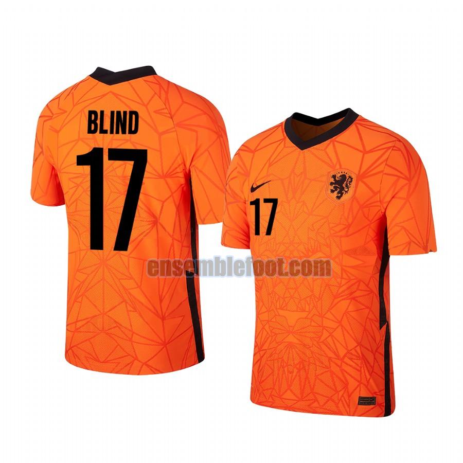 maillots hollande 2020-2021 domicile daley blind 17
