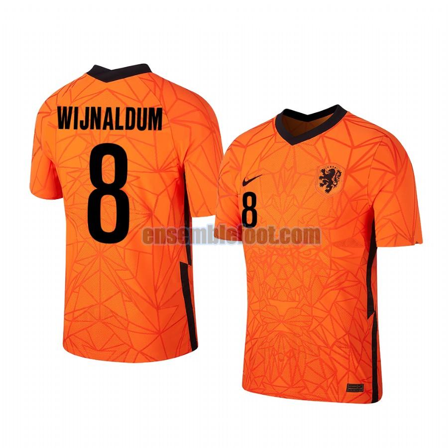maillots hollande 2020-2021 domicile georginio wijnaldum 8