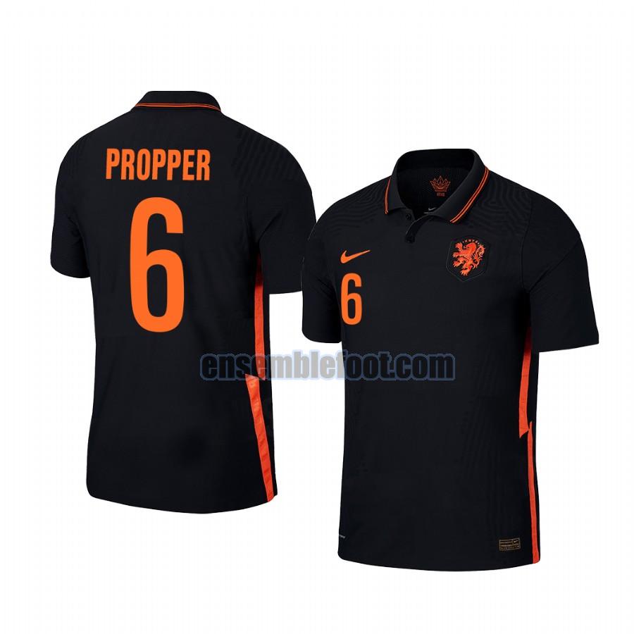 maillots hollande 2020-2021 exterieur davy propper 6