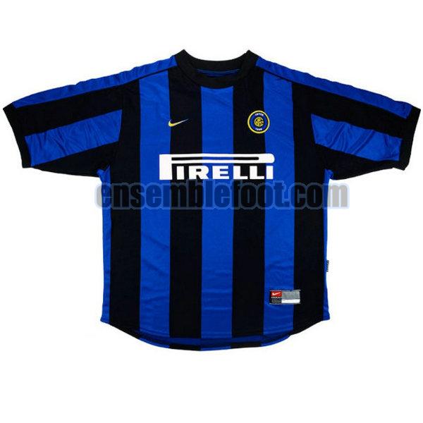 maillots inter milan 1999-2000 bleu domicile