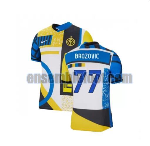 maillots inter milan 2021-2022 4th brozovic 77