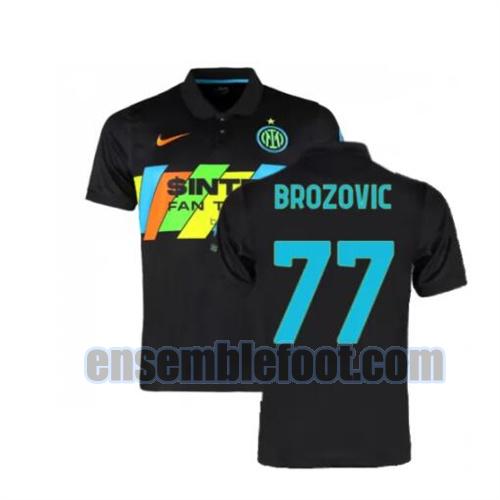 maillots inter milan 2021-2022 troisième brozovic 77