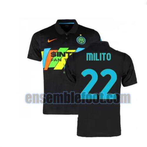 maillots inter milan 2021-2022 troisième milito 22