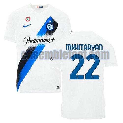 maillots inter milan 2023-2024 exterieur mkhitaryan 22