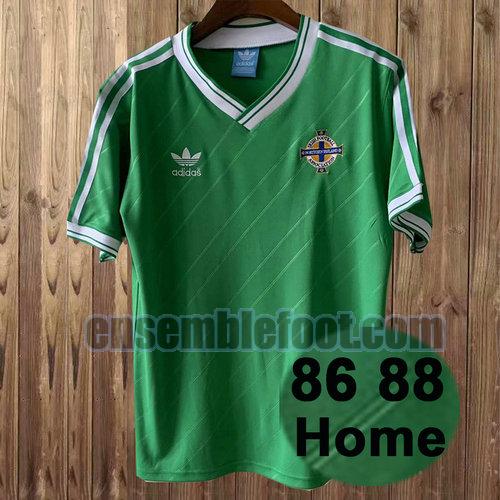 maillots irlande du nord 1986-1988 domicile