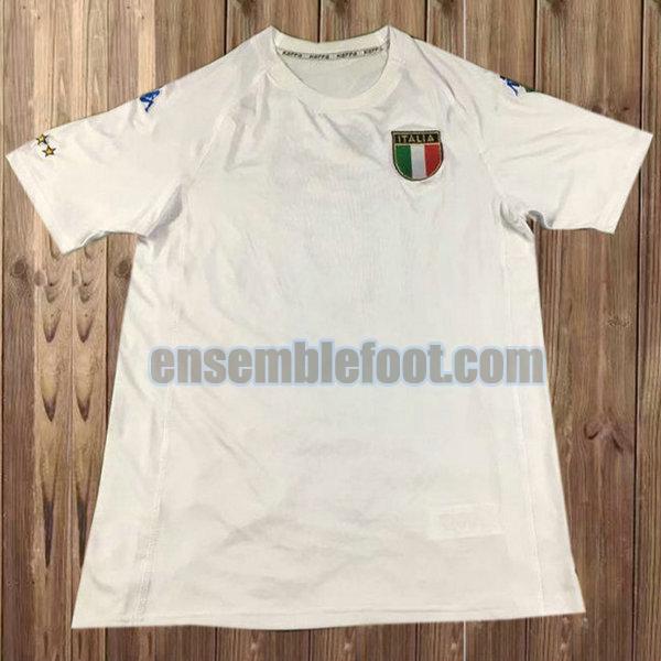 maillots italie 2000 blanc exterieur