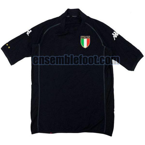 maillots italie 2002 noir gardien