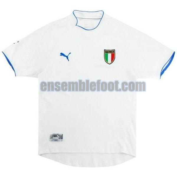 maillots italie 2003 blanc exterieur