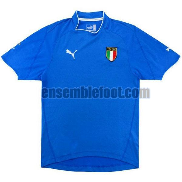 maillots italie 2003 bleu domicile
