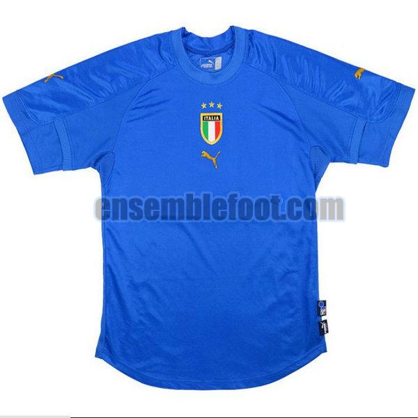 maillots italie 2004 bleu domicile